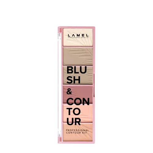 LAMEL - Палітра для контурування обличчя - Blush & Contour - 03 - 16g